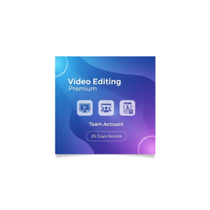 Video Editing Premium Account | Team Access | 35 Days