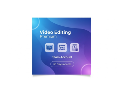 Video Editing Premium Account | Team Access | 35 Days