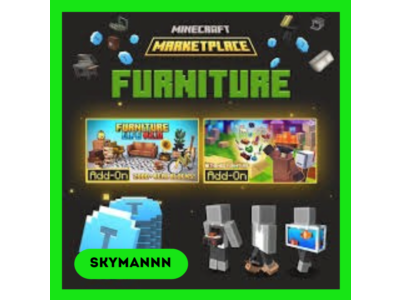Furniture Starter Pack + 1720 Minecoins Bedrock Global