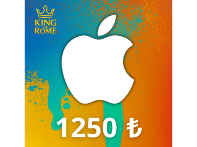 App Store & iTunes Türkiye (1250 ₺) Gift Card | 24/7 Auto Delivery