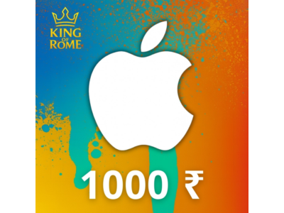 App Store & iTunes India (1000 ₹) Gift Card | 24/7 Auto Delivery