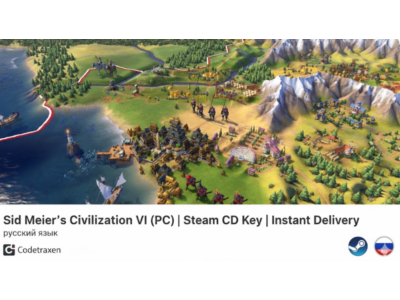 🎮 Sid Meier&acute;s Civilization VI – Steam CD Key (PC)