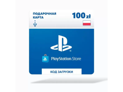 Карта оплаты Sony PlayStation 100 zl (Польша)