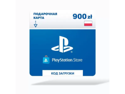 Карта оплаты Sony PlayStation 900 zl (Польша)