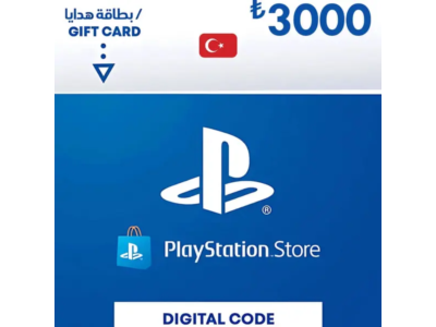 PlayStation Network Card PSN 3000 TRY (TR)