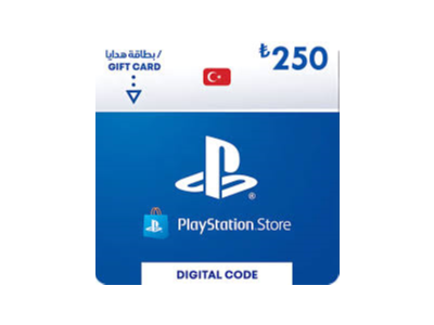 Карта PlayStation PSN 250 турецких лир (TRY / TL) – Тур