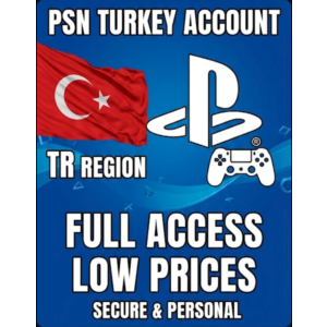 PlayStation Network (PSN) Account | Turkey (TR) Region