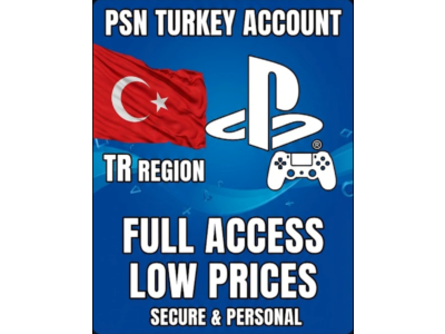 PlayStation Network (PSN) Account | Turkey (TR) Region