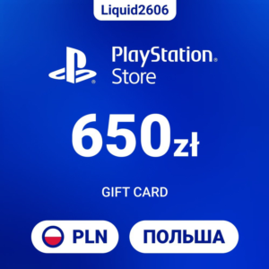 24/7 | PlayStation Store gift card 650 PLN