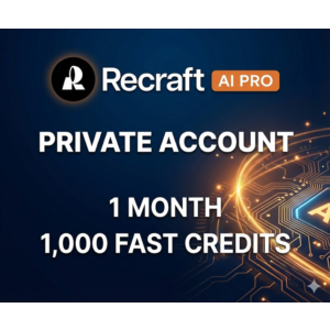 Recraft AI Pro Личный Аккаунт Подписка 1 Месяц