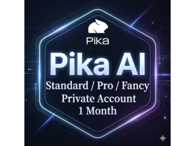 Pika AI Standard/Pro/Fancy Приватный Аккаунт 1М