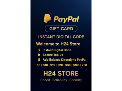 💳 PayPal Gift Card USD | Instant Digital Code | Fast & Secure Balance Top-Up