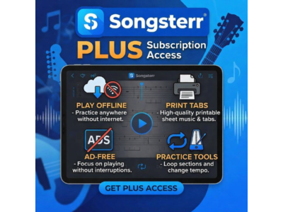 Songsterr Plus | 1 Month Subscription To Your Account