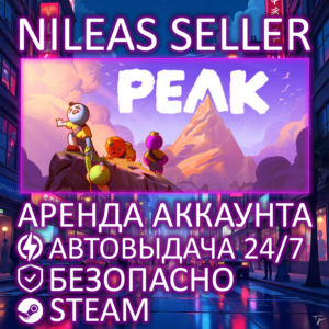 PEAK | STEAM | ONLINE | ACCOUNT RENTAL
