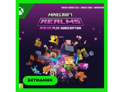 Realms Plus Minecraft Bedrock Edition Продление 30 дней