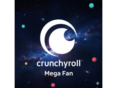 Crunchyroll Mega Fan - 1 Year Subscription / Private account / warranty