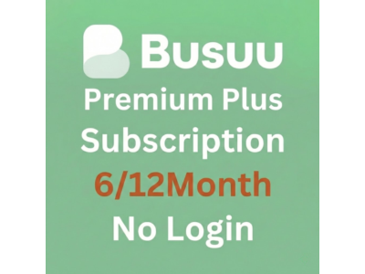 Busuu Premium Plus Подписка 6/12 Мес Без входа