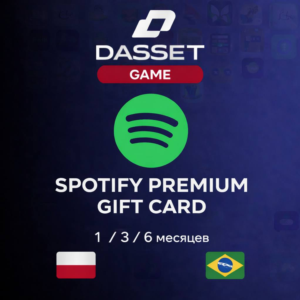 AUTO-DISTRIBUTION | Spotify Premium Gift Card 1/3/6 Months | POLAND/BRAZIL