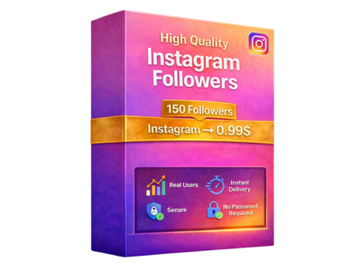 150 подписчиков Instagram - 100% реальные аккаунты - Отличное качество