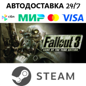 Fallout 3 Game of the Year Edition [Steam Gift] Instant Delivery 24/7