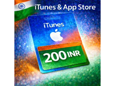 iTunes & App Store Подарочная карта — 200 INR (INDIA)