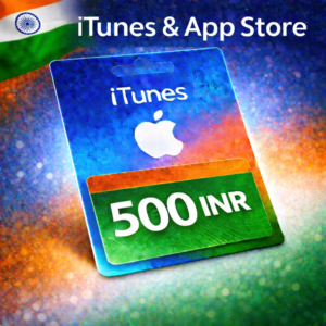 iTunes & App Store Подарочная карта — 500 INR (INDIA)
