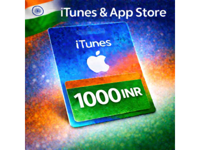iTunes & App Store Подарочная карта — 1000 INR (INDIA)