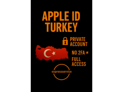 🇹🇷Apple ID turkey| Private Account 🔐 No 2FA 💥 Full Access ✨💯