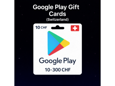 Google Play Gift Cards (Швейцария) 10–300 CHF | Коды пополнения