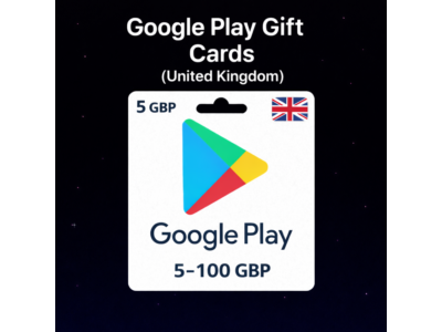 Google Play Gift Cards (Великобритания) 5–100 GBP | Коды пополнения