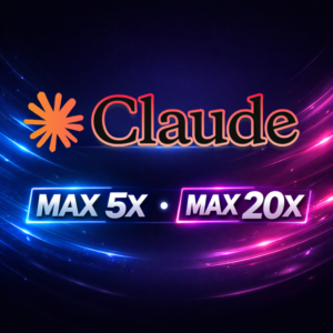CLAUDE AI PRO/MAX 1 MONTH - UPGRADE ON YOUR ACCOUNT