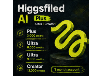 Higgsfield | 1 months Account | Pro | Ultimate | Creator