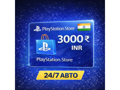 PlayStation Store 3000 INR India — Автовыдача 24/7
