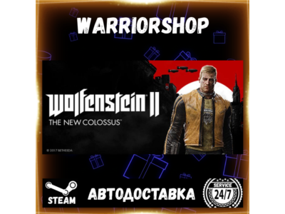 Wolfenstein II: The New Colossus Выбор Региона Стим STEAM GIFT АВТО 24/7 ГАРАНТИЯ