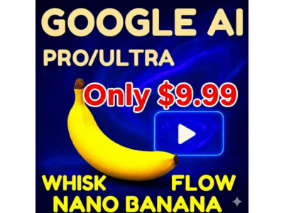 Nano Banana AI | Basic/Pro/Max | 1000–5000 кредитов | Личный аккаунт