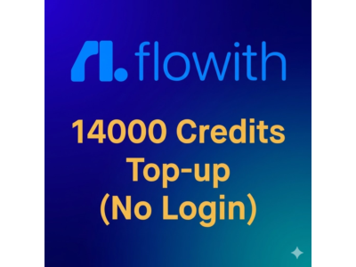 Flowith AI 14000 Кредитов Пополнение (Без входа)