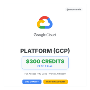 Аккаунт Google Cloud Platform (GCP) с 300$ кредитов Free Trial Ultra High Quality