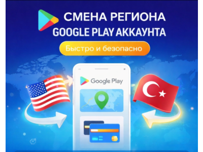 🔄 СМЕНА РЕГИОНА GOOGLE PLAY АККАУНТА | ЛЮБОЙ РЕГИОН