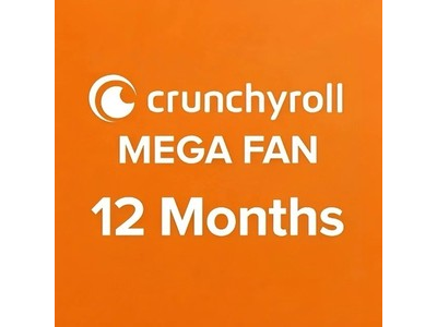 Crunchyroll Premium Mega Fan 12 месячная глобальная гарантия на аккаунт