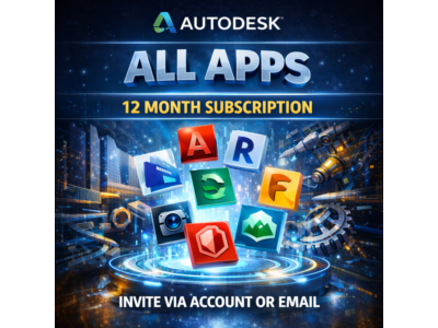 Autodesk All Apps | 6 Month Subscription | Invite via Account or Email