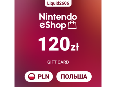 🎮 Nintendo eShop Card 120 PLN (Польша Злоты) | Мгновенная выдача 24/7