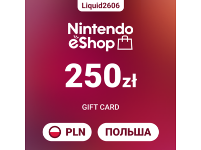 🎮 Nintendo eShop Card 250 PLN (Polish Zloty) | Instant 24/7
