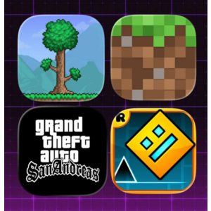 🍏 Геометри Дэш + 100 ИГР на iOS/iPhone | Автовыдача