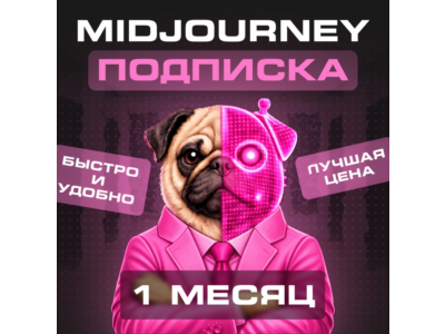 🎭Midjourney | Подписка на 1 месяц | Быстрая доставка | Аккаунт