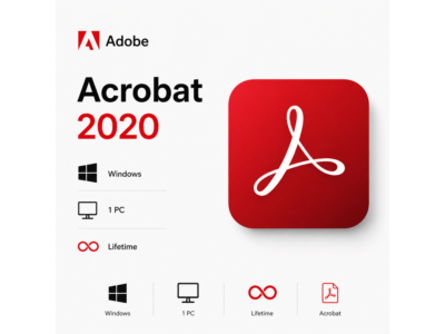 Adobe Acrobat 2020 ОС Windows 1 PC 🔄Lifetime🔄