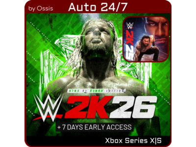 XBOX 24/7 WWE 2K26 King of Kings Edition + WWE 2K25