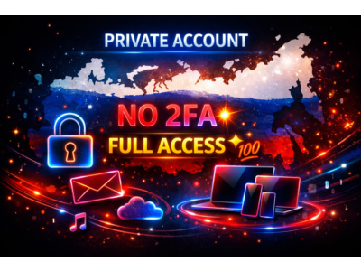 🇷🇺Apple ID 🇷🇺 russia| Private Account 🔐 No 2FA 💥 Full Access ✨💯
