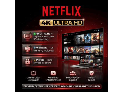 NETFLIX PREMIUM 4K ULTRA 1 месяц | Полная приватность | 5 устройств