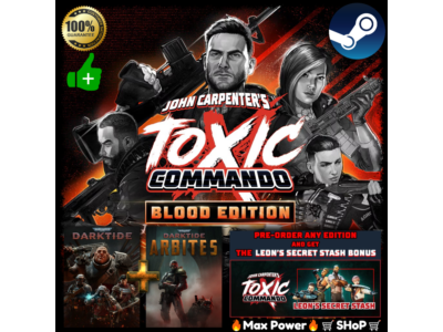 Онлайн John Carpenter&acute;s Toxic Commando Blood Edition Все DLC +Warhammer: Darktide+DLC