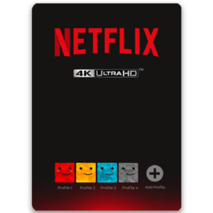 Netflix Premium 4K на 12 месяцев [5 Profils ]